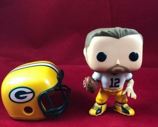 Aaron Rodgers 10 Funko Pop Vaulted Green Bay Packers Nfl White Jersey
