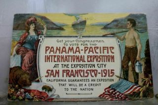 California Ca Panama Pacific Expo San Francisco Postcard Old Vintage Card View