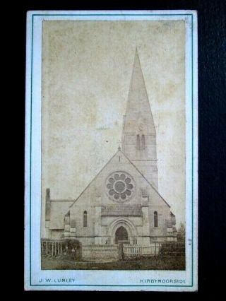 Christ Church,  Appleton - Le - Moors,  Yorkshire - Cdv By J W Lumley,  Kirkbymoorside