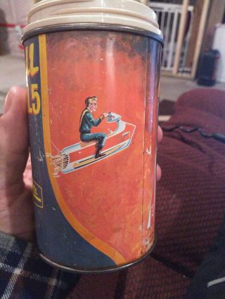 Fireball XL5 8 oz.  Thermos only 1964,  missing the cup/lid 2