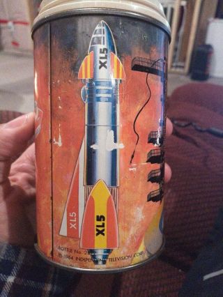 Fireball XL5 8 oz.  Thermos only 1964,  missing the cup/lid 3