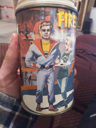 Fireball XL5 8 oz.  Thermos only 1964,  missing the cup/lid 5