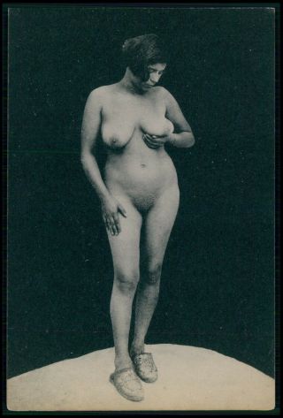 North Africa Ethnic Arab Nude Woman Old 1910 - 1920s Postcard De10