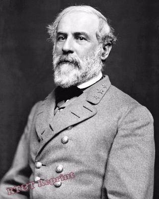 Photograph Portrait Of Civil War General Robert E.  Lee 1864 8x10
