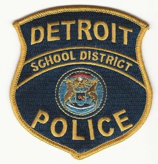 Detroit School Dist Police State Michigan Mi