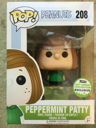 Funco Pop - Peanuts - Peppermint Patty 208 - Spring 2017 Convention Exclusive