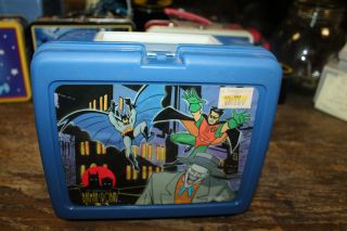 The Adventures Of Batman And Robin The Joker Plastic Lunch Box With Thermos