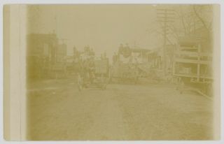 Burchard,  Nebraska Rppc - Halloween Pranks On Main Street - 1908