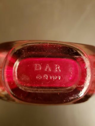 D.  A.  R.  Daughters Of The American Revolution 1979 Glass Bottle Red Preparing Food 3