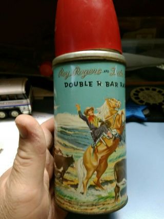 Vintage Roy Rogers And Dale Evans Double R Bar Ranch Vintage Thermos
