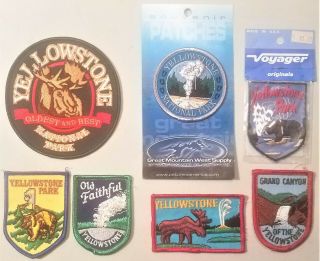 7 Vintage Yellowstone National Park Bear Embroidered Patch Wyoming– A