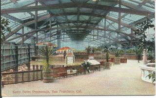 0627 Sutro Baths Promenade - San Francisco - Postcard.