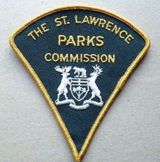 Vintage The St.  Lawrence Parks Commission Patch - Ontario Canada Rare