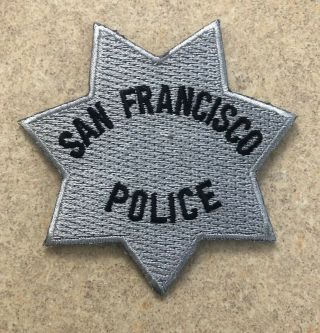 San Francisco Ca Police Patch