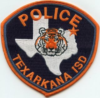 Texarkana Independent School District Isd Texas Tx Police Patch
