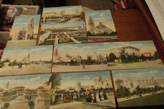 1915 Sfo 21 Postcards Views Of Panama Pacific International Exposition