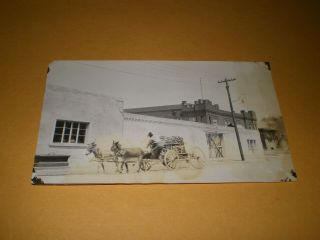 Old Photograph Dated 7 - 18 - 25 View Street Scene Santa Fe Mexico