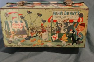 PORKY ' S LUNCH WAGON 1959 WARNER Bros.  Thermos Lunchbox (Vintage) 3