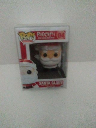 Funko Pop Rudolph The Red Nose Reindeer Santa Claus Vaulted W/protector
