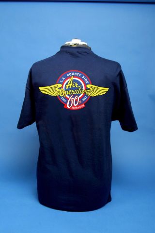 L.  A.  County Fire Department Air Operations 60th Anniversary T Shirt.