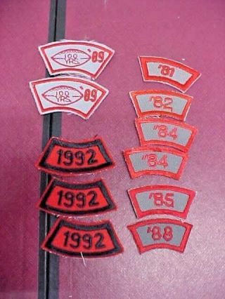 11 Boy/girl Scout Ohio State University Osu Usher Patch 1982 - 1992 Segments