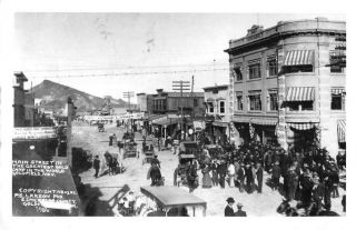 Goldfield Nevada Main Street Real Photo Vintage Postcard Jf235326