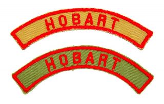 Boy Scouts Of America – 2 Vintage “hobart” Indiana Community Strips 1929/1953 -