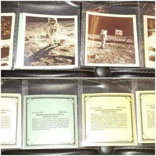 Apollo 11 pics,  Tower Film Club promo Sears Roebuck & Co.  Set of 12 complete 3