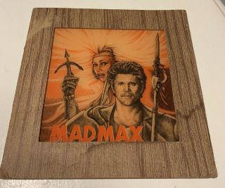 Vintage Mad Max Mirror 6x6 Carnival Prize Rare Gibson