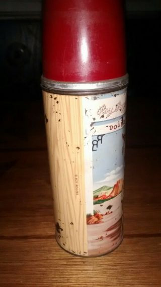 1950’s Roy Rogers and Dale Evans Double R Bar Ranch Vintage Thermos 4