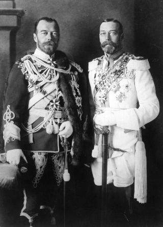Tsar Nicholas Ii Of Russia With King George V Of England