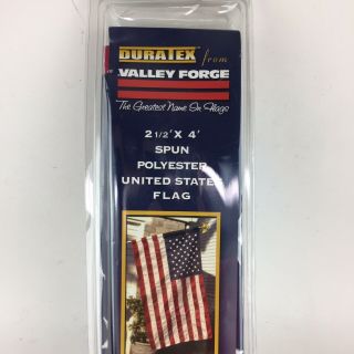 United States Of America Usa American Flag Duratex Valley Forge 2.  5 