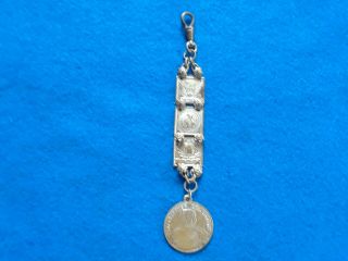 Worlds Exposition Chicago 1893,  Christopher Columbus Watch Fob,  Medal