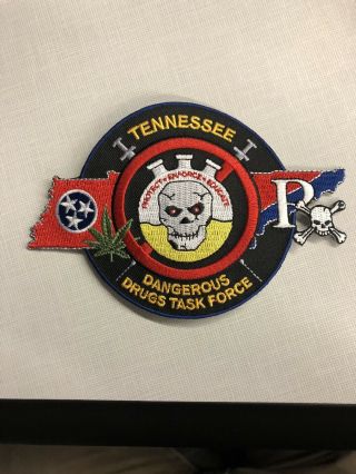 Tennessee Dangerous Drugs Task Force Patch Police Narcotics