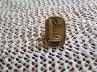 Vintage Sears 20 Year Service Pin 1/10 10k Gold