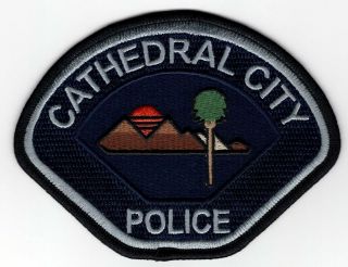 Cathedral City California Ca Police Patch