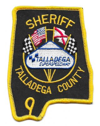 Police Patch Alabama Ala Al Sheriff Talladega Speedway County Flags Logo