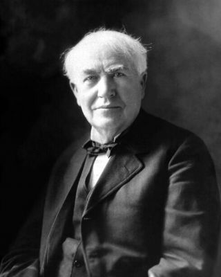 American Inventor Thomas A.  Edison 8x10 Photo Print Portrait