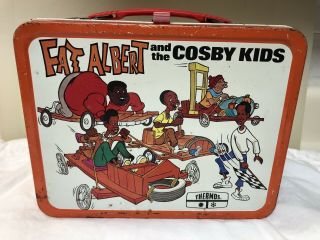 Vintage 1973 Fat Albert And The Cosby Kids Lunchbox (no Thermos)