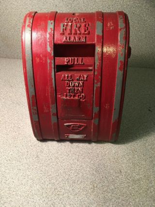 Vintage Edwards Fire Alarm Pull Station (red)
