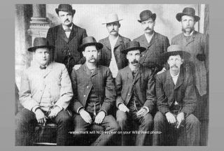 Wyatt Earp Dodge City Peace Commission Photo 1883 Us Marshal Sheriff Lawmen