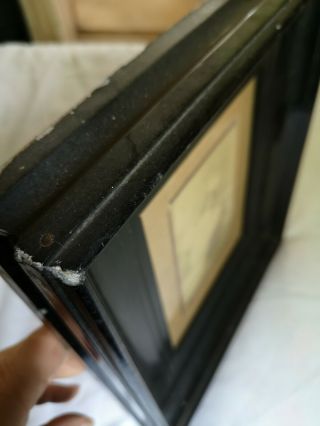 Vintage Antique 1912 Mason,  Swan & Morgan frame and love messages 2