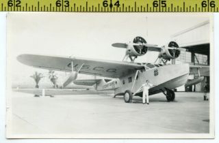 Vintage 1938 Aircraft Photo / Uscg Seaplane - Coast Guard Patrol V131 Airplane