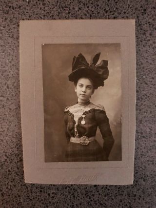 Antique Photograph Of A Young Woman