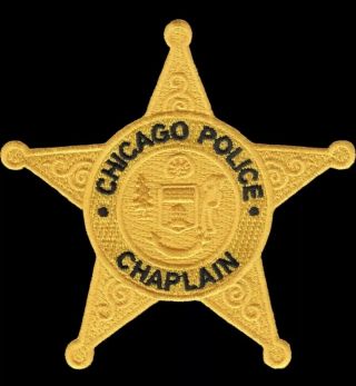 Chicago Police Dept.  Chaplain Outer Garment Patch