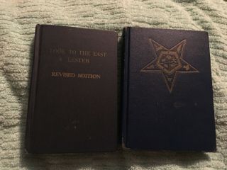 Look To The East 1944 And Adoptive Rite Ritual Mason And Eastern Star Books