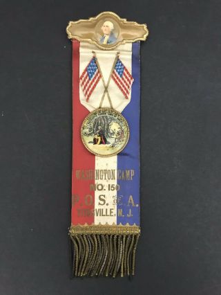 Patriotic Order Sons Of America P.  O.  S.  Of A Medal Camp No.  150 Titusville,  Nj