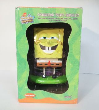 Spongebob Squarepants Pants Bobbler Bobble Head Figure Toy Vault 2002