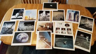 Vintage Set Of 15 Nasa Photos From The Government Printing Office - Apollo