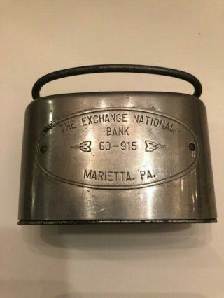 Marietta Pa Exchange National Bank Coin Bank